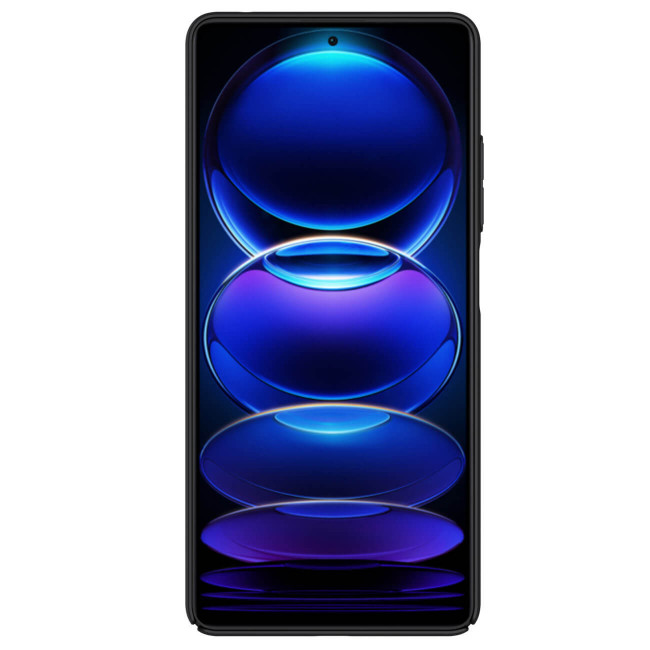 Nillkin Xiaomi Redmi Note 12 Pro+ Super Frosted Shield Σκληρή Θήκη με Πλαίσιο Σιλικόνης - Black