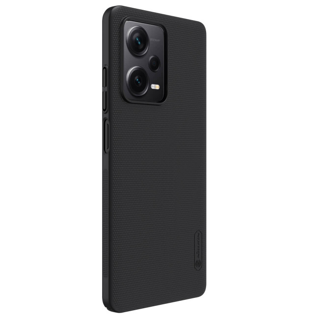 Nillkin Xiaomi Redmi Note 12 Pro+ Super Frosted Shield Σκληρή Θήκη με Πλαίσιο Σιλικόνης - Black