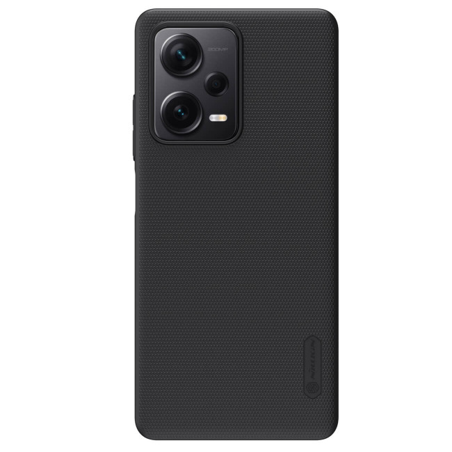 Nillkin Xiaomi Redmi Note 12 Pro+ Super Frosted Shield Σκληρή Θήκη με Πλαίσιο Σιλικόνης - Black