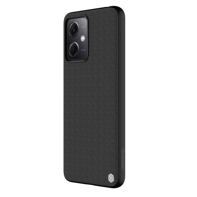 Nillkin Xiaomi Redmi Note 12 5G / Xiaomi Poco X5 5G Textured Case Σκληρή Θήκη με Πλαίσιο Σιλικόνης - Black