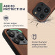 KW iPhone 14 Pro Θήκη από Φυσικό Ξύλο - Design Navigational Compass Mother of Pearl - Dark Brown - 59126.06