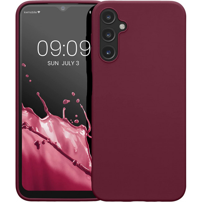 KW Samsung Galaxy A14 5G Θήκη Σιλικόνης TPU - Bordeaux Purple - 61462.187