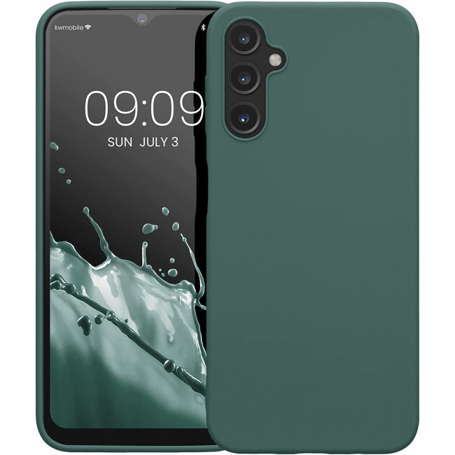 KW Samsung Galaxy A14 5G Θήκη Σιλικόνης TPU - Teal Green - 61462.171