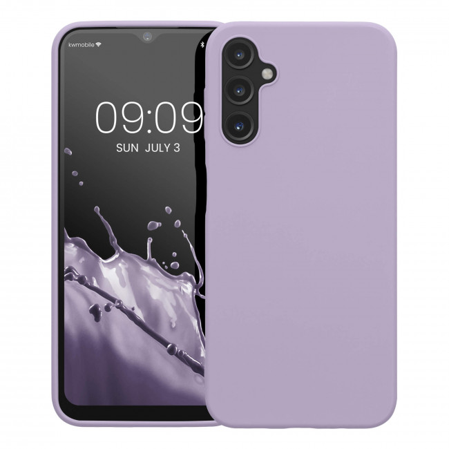 KW Samsung Galaxy A14 5G Θήκη Σιλικόνης TPU - Lavender - 61462.108