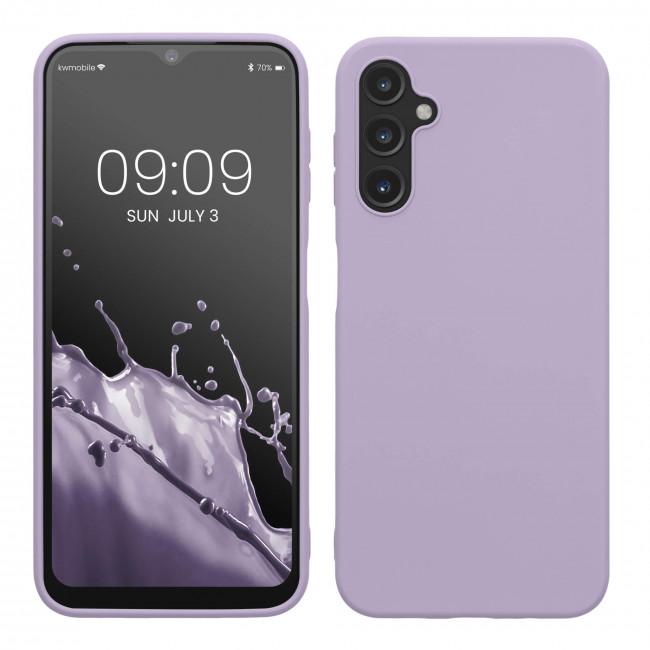 KW Samsung Galaxy A14 5G Θήκη Σιλικόνης TPU - Lavender - 61462.108