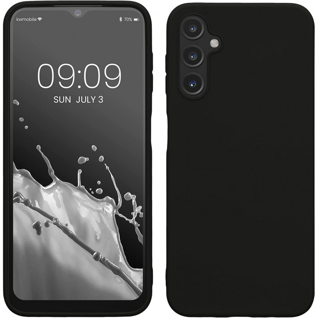 KW Samsung Galaxy A14 5G Θήκη Σιλικόνης TPU - Black - 61462.01