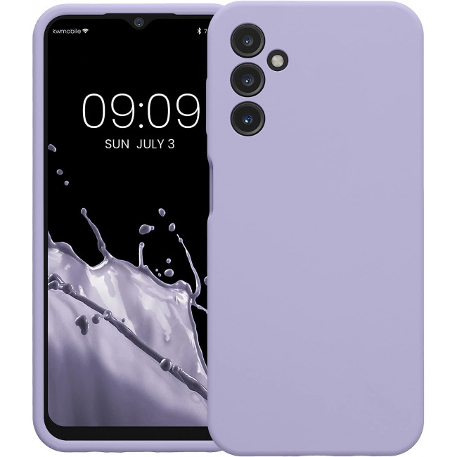 KW Samsung Galaxy A14 5G Θήκη Σιλικόνης Rubber TPU - Lavender - 60808.108