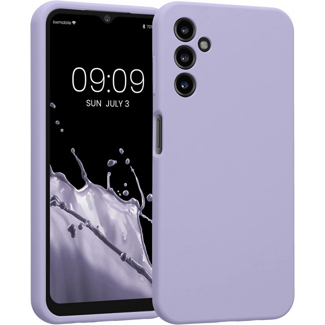 KW Samsung Galaxy A14 5G Θήκη Σιλικόνης Rubber TPU - Lavender - 60808.108