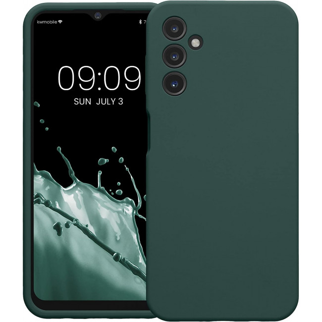 KW Samsung Galaxy A14 5G Θήκη Σιλικόνης Rubber TPU - Blue Green - 60808.171