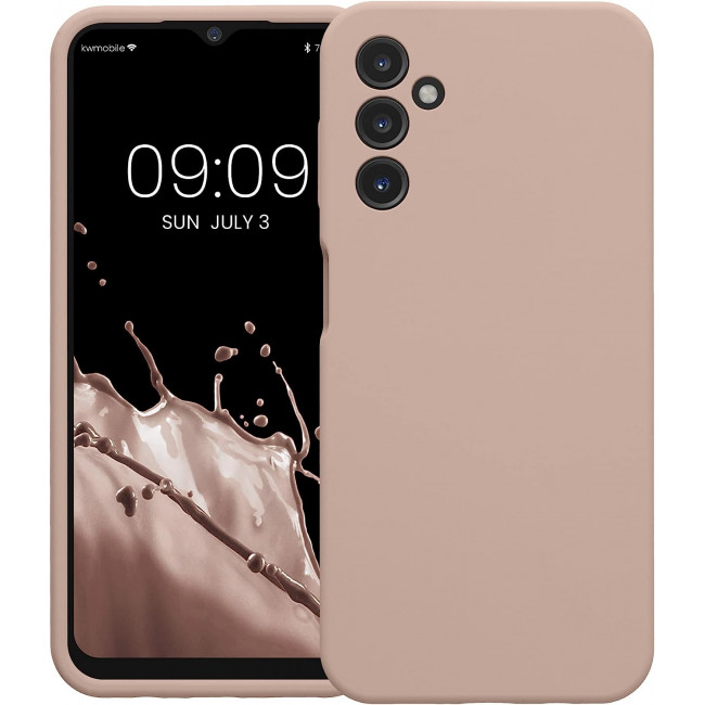 KW Samsung Galaxy A14 5G Θήκη Σιλικόνης Rubber TPU - Antique Pink Matte - 60808.52