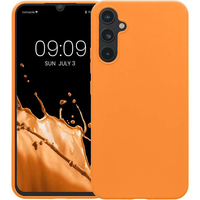 KW Samsung Galaxy A34 5G Θήκη Σιλικόνης TPU - Fruity Orange - 60809.150