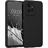 KW Xiaomi Redmi Note 12 4G Θήκη Σιλικόνης Rubberized TPU - Black - 61180.01