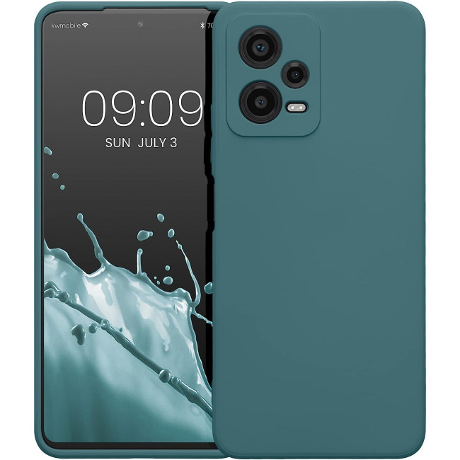 KW Xiaomi Redmi Note 12 5G / Poco X5 5G Θήκη Σιλικόνης Rubberized TPU - Arctic Night - 61169.207