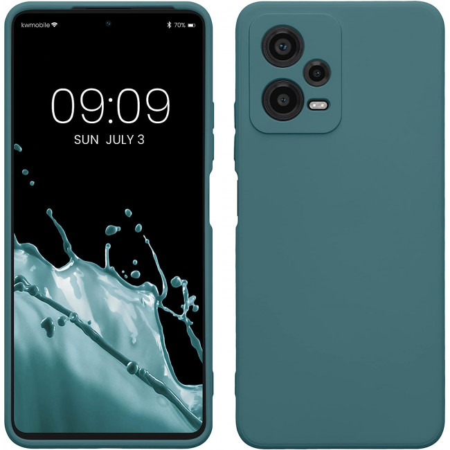 KW Xiaomi Redmi Note 12 5G / Poco X5 5G Θήκη Σιλικόνης Rubberized TPU - Arctic Night - 61169.207