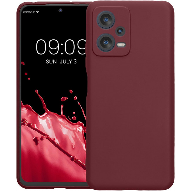 KW Xiaomi Redmi Note 12 5G / Poco X5 5G Θήκη Σιλικόνης TPU - Bordeaux Purple - 60887.187