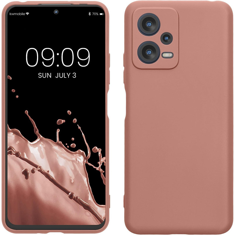 KW Xiaomi Redmi Note 12 5G / Poco X5 5G Θήκη Σιλικόνης TPU - Winter Rose - 60887.193