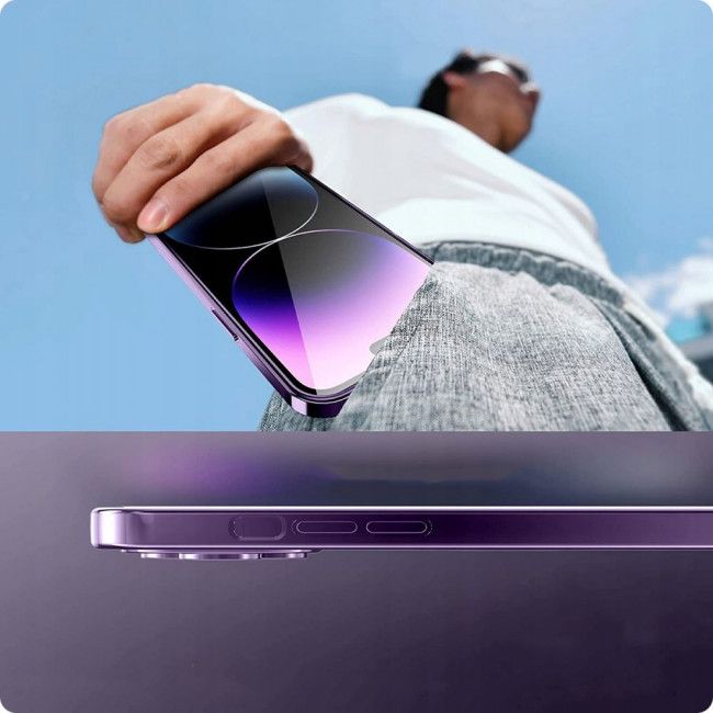 Tech-Protect iPhone 14 Pro Magshine Θήκη Σιλικόνης TPU με Magsafe - Διάφανη / Purple