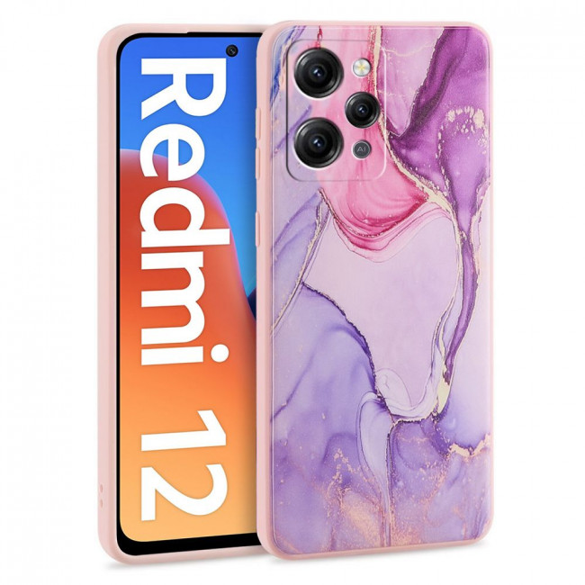 Tech-Protect Xiaomi Redmi 12 Mood Θήκη Σιλικόνης TPU - Marble