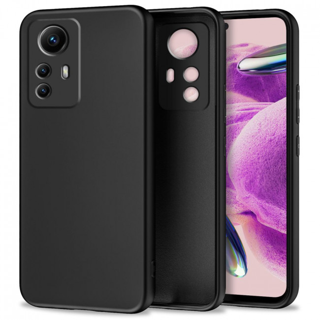 Tech-Protect Xiaomi Redmi Note 12S Icon Θήκη Σιλικόνης Rubber TPU - Black