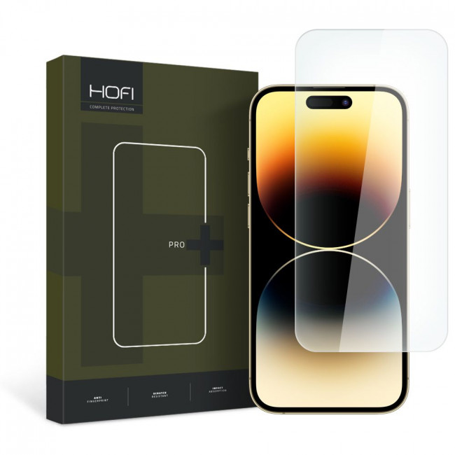 Hofi iPhone 15 Glass Pro+ 0.3mm 9H Tempered Glass Αντιχαρακτικό Γυαλί Οθόνης - Διάφανο