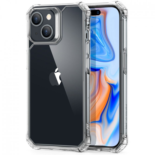 ESR iPhone 15 Air Armor Σκληρή Θήκη με Πλαίσιο Σιλικόνης - Διάφανη