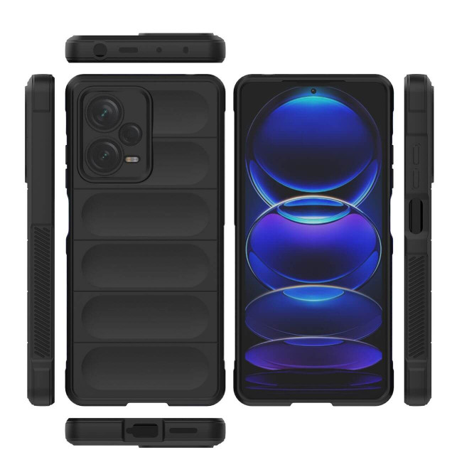 OEM Xiaomi Redmi Note 12 Pro+ Magic Shield Θήκη Σιλικόνης TPU - Black