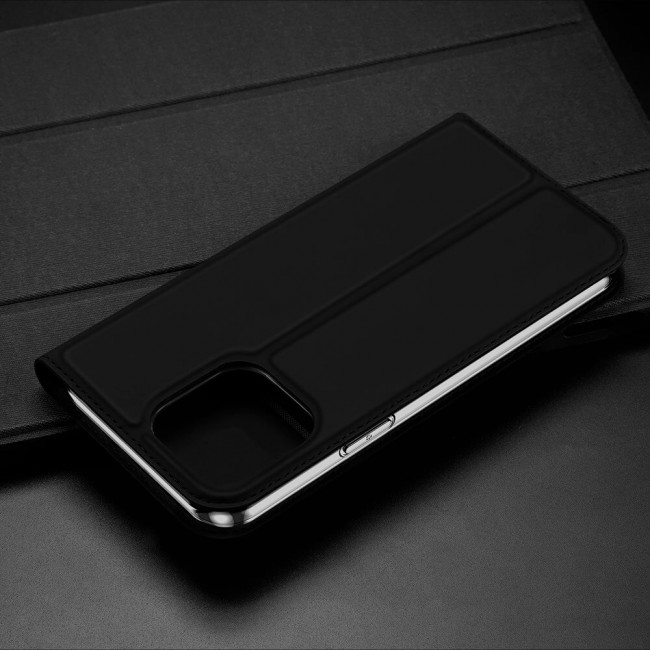 Dux Ducis iPhone 15 Pro Max Flip Stand Case Θήκη Βιβλίο - Black