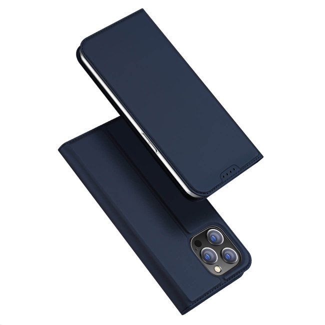 Dux Ducis iPhone 15 Pro Flip Stand Case Θήκη Βιβλίο - Blue