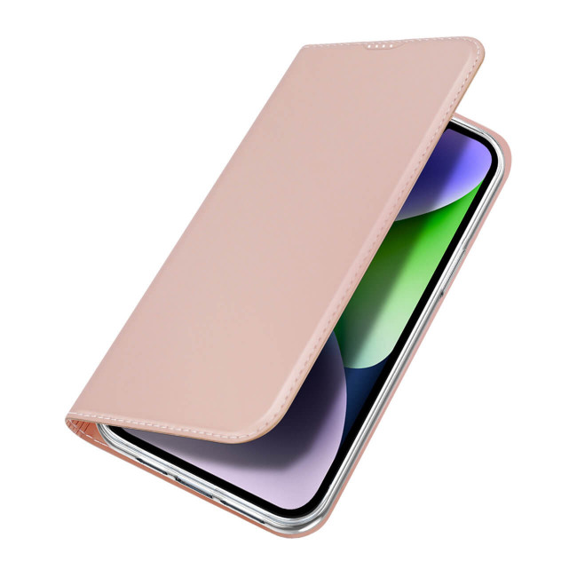 Dux Ducis iPhone 15 Plus Flip Stand Case Θήκη Βιβλίο - Pink