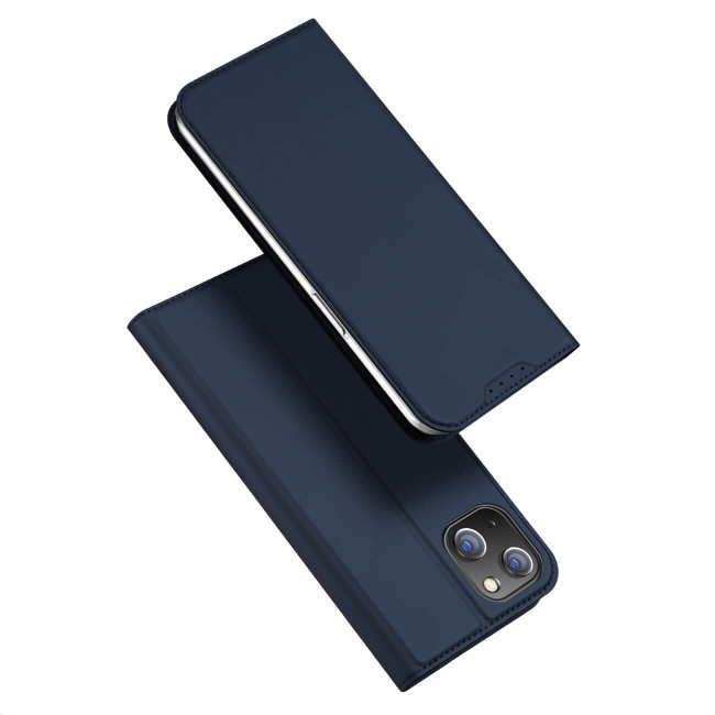 Dux Ducis iPhone 15 Plus Flip Stand Case Θήκη Βιβλίο - Blue