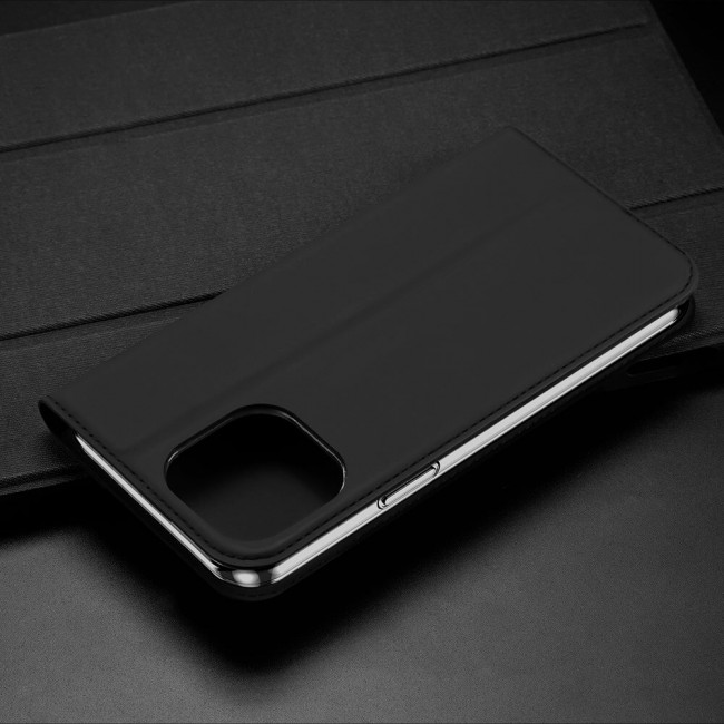 Dux Ducis iPhone 15 Plus Flip Stand Case Θήκη Βιβλίο - Black