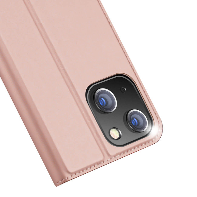 Dux Ducis iPhone 15 Flip Stand Case Θήκη Βιβλίο - Pink