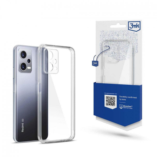 3MK Xiaomi Redmi Note 12 Pro+ Clear Case Series Θήκη Σιλικόνης - Διάφανη