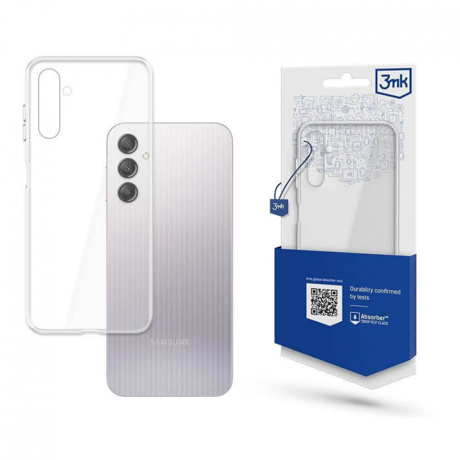 3MK Samsung Galaxy A14 5G Clear Case Series Θήκη Σιλικόνης - Διάφανη