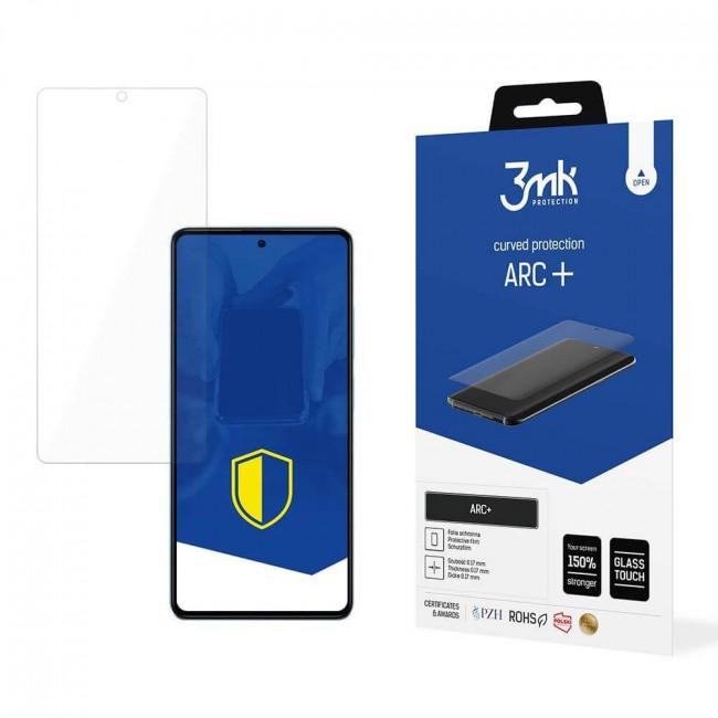 3MK Xiaomi Redmi Note 12 5G / Poco X5 5G ARC+ Curved Protection 0,17mm Full Screen Προστατευτικό Φιλμ Οθόνης - Διάφανο