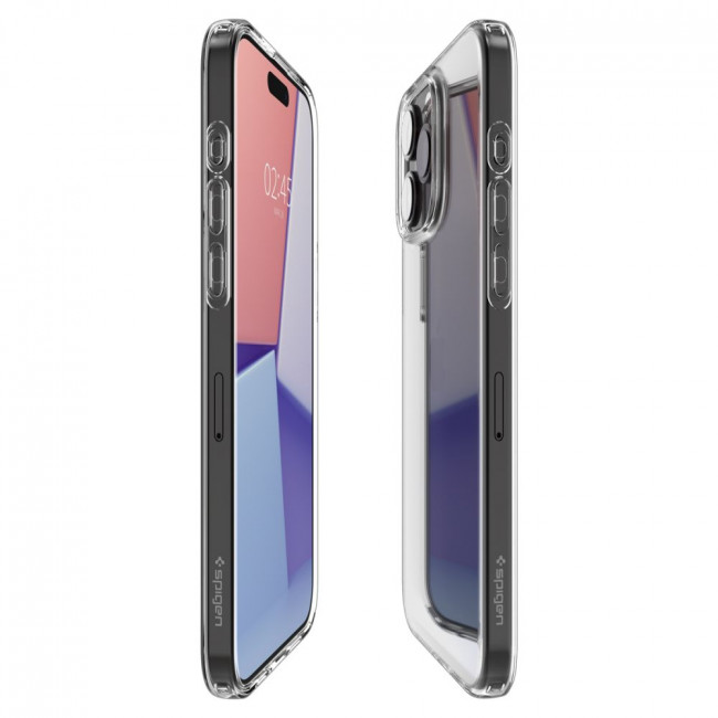 Spigen iPhone 15 Pro Max Liquid Crystal Θήκη Σιλικόνης - Crystal Clear