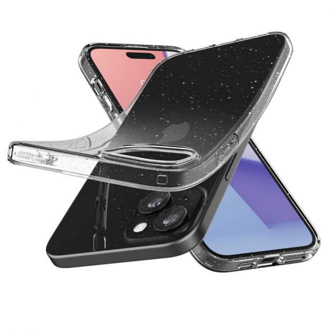 Spigen iPhone 15 Liquid Crystal Θήκη Σιλικόνης - Glitter Crystal