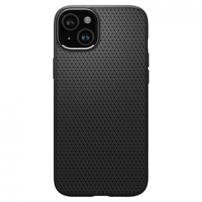 Spigen iPhone 15 Liquid Air Θήκη Σιλικόνης - Matte Black