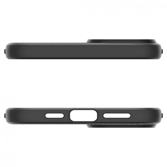 Spigen iPhone 15 Liquid Air Θήκη Σιλικόνης - Matte Black