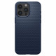 Spigen iPhone 15 Pro Max Liquid Air Θήκη Σιλικόνης - Navy Blue