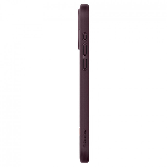 Caseology iPhone 15 Pro Parallax Mag Θήκη Σιλικόνης με Σκληρό Πλαίσιο και MagSafe - Burgundy