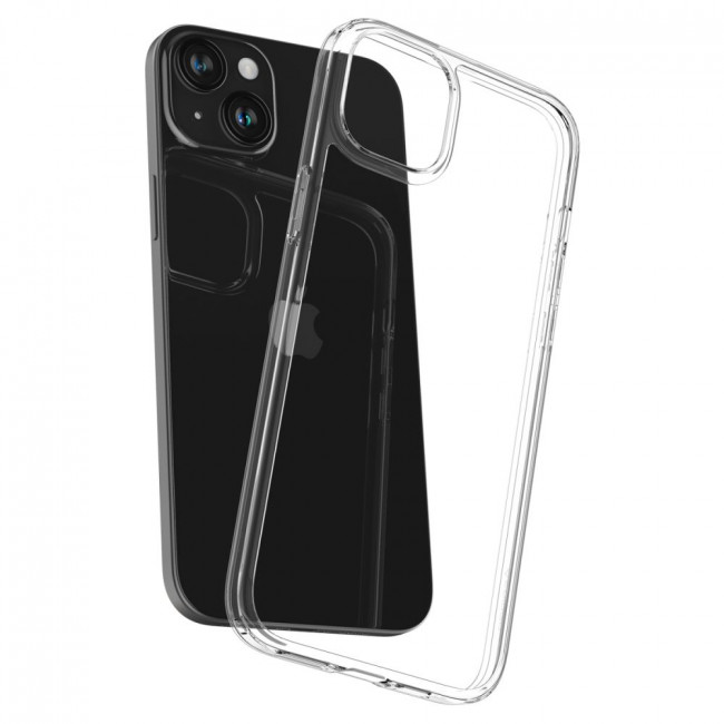 Spigen iPhone 15 AirSkin Hybrid Σκληρή Θήκη - Crystal Clear