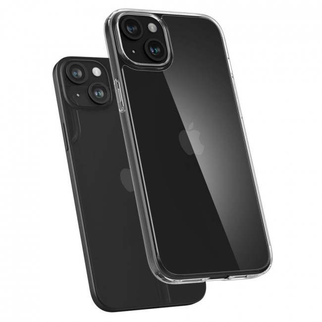 Spigen iPhone 15 AirSkin Hybrid Σκληρή Θήκη - Crystal Clear