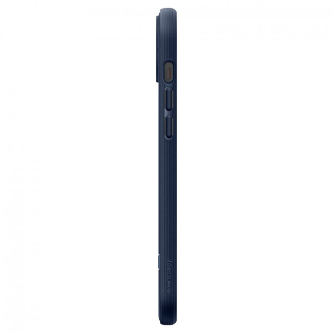 Caseology iPhone 15 Parallax Mag Θήκη Σιλικόνης με Σκληρό Πλαίσιο και MagSafe - Midnight Blue