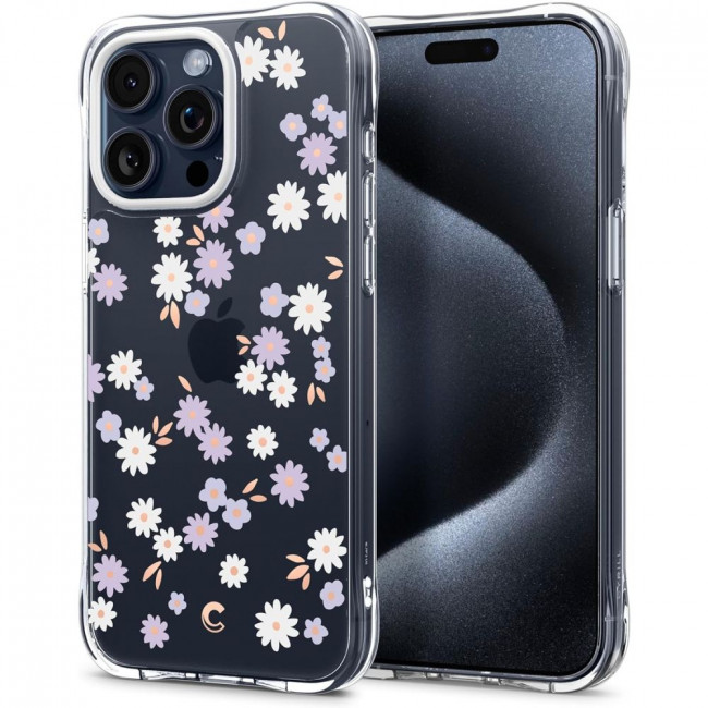 Spigen Cyrill iPhone 15 Pro Cecile Σκληρή Θήκη με Πλαίσιο Σιλικόνης - Dream Daisy