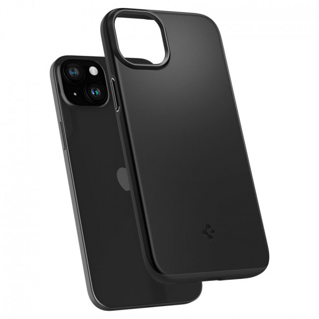 Spigen iPhone 15 Thin Fit Σκληρή Θήκη - Black