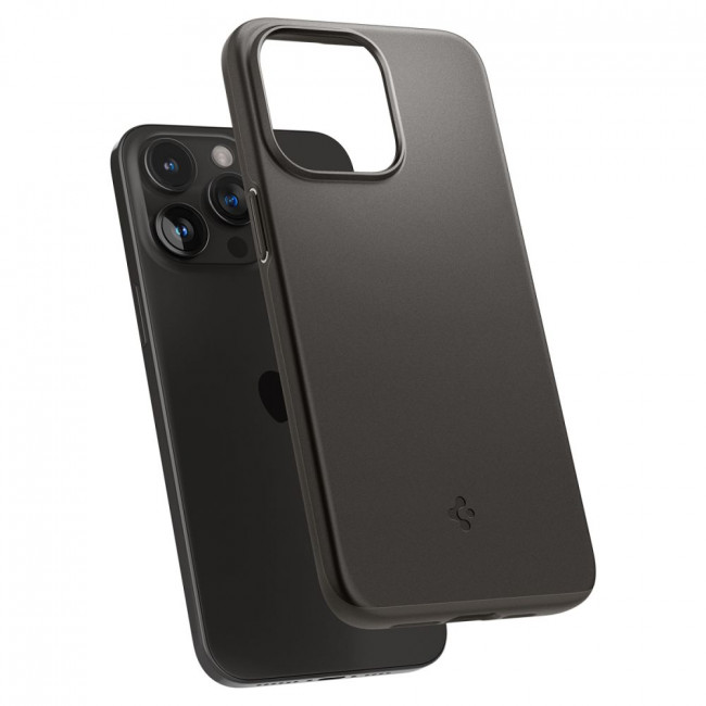 Spigen iPhone 15 Pro Thin Fit Σκληρή Θήκη - Gunmetal