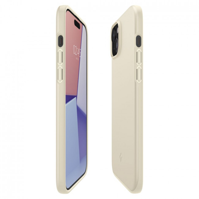 Spigen iPhone 15 Thin Fit Σκληρή Θήκη - Mute Beige