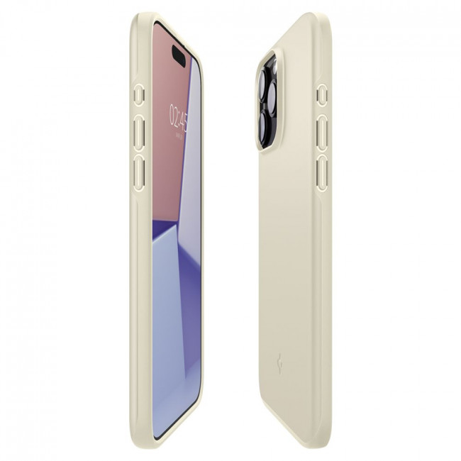 Spigen iPhone 15 Pro Thin Fit Σκληρή Θήκη - Mute Beige