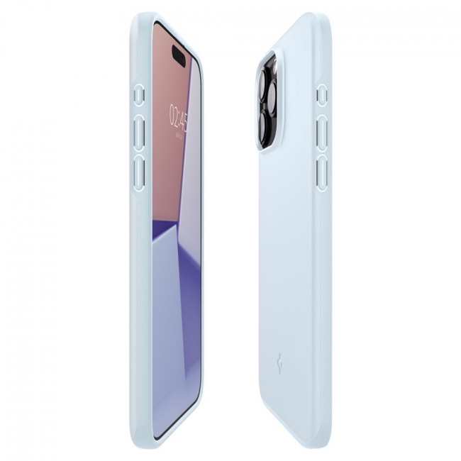 Spigen iPhone 15 Pro Thin Fit Σκληρή Θήκη - Mute Blue